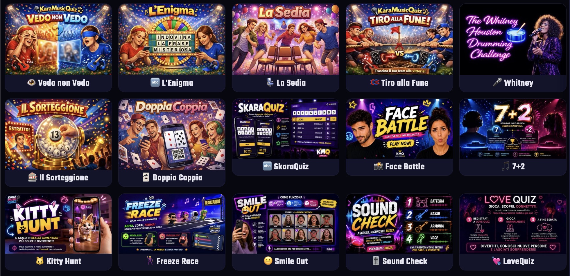 Tutti i giochi di KaraMusicQuiz